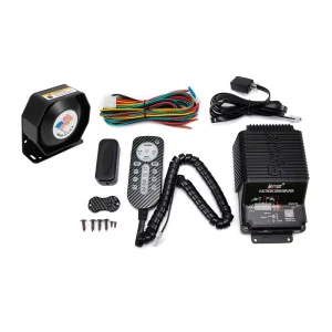 200W Universal Truck Octagon Siren Speaker Horn ABS 3-Way Design Vehicle Security Warning System Car Alarm