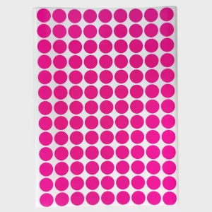 20mm 117pcs sheet Adhesive Dot Stickers Customizable Shape Color Digital Printing Grass Paper Office Labels