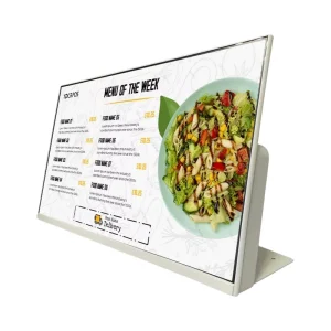 21.5inch Waterproof Restaurant Menu Poster Board Display Menu Restaurant Electronic Menu LED Display