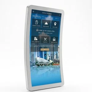 23.6 Inch C-curved PCAP Custom Touch Screen Monitors Electronic Gaming Machines R1500 Curved FHD LCD Display Retail Store Kiosk