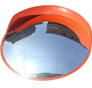23.6 Inch Convex Security Mirror Adjustable PC Safety Wide View Garage Mirror for Indoor and Outdoor