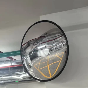 24-Inch/60cm Convex Security Mirror Flat PC Traffic Convex Mirror for Indoor Roadway Use