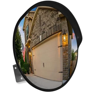24 Inch Security Mirror PC Traffic Convex Mirror 60cm for Outdoor Road Safety