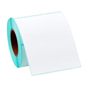 250 Sheet Thermal Barcode Labels 75x100mm Oil Proof Grocery Direct Thermal Paper Roll Stickers