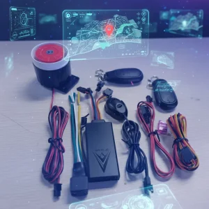 2G TK006 GPS Tracker Mini Car Alarm System Remote Central Lock Relay Control 105dB Siren Voice Monitor Real-Time Locator