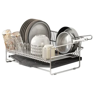 304 Stainless Steel Household Chopsticks Sink Dishes Household Drainage Kitchen Storage Knife Cup Holder Drain Rack