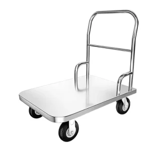 304 Waterproof Stainless Steel Trolley Catering Equipment Regular Aircraft Service Meal Trolleys for Kitchen Vegetable Carts