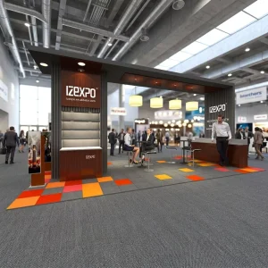 30MIN QUICK BUILD Expo Booth Custom Design Professional Modular Wooden Booth Reusable Easy Assemble Trade Show Booth