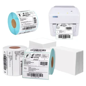 30x20mm Direct Thermal Label Adhesive Barcode Sticker Thermal Sensitive Adhesive Waybill Sticker Barcode Printer Labels