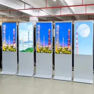 32 43 50 55 65 Inch Digital Signage Display 24/7 Work Hours Indoor Floor Stand LCD Advertising Display for Store
