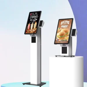 32 Android Self Ordering Kiosk for Restaurant Use Touch Screen Terminal with Receipt Printer and Menu Customization