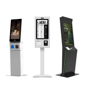 32 Inch Floor Standing All-in-one Cash Register Cashier Interactive Self Service Information Payment Digital Signage