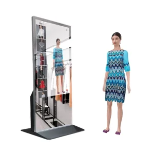 32inch Lcd Smart Magic Mirror Display Vertical Advertising Screens for Clothing Store