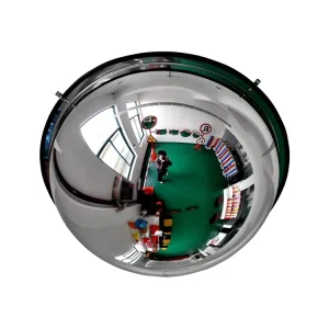360 Degree 30 Diameter Indoor Outdoor Silver White Full Dome Mirror for Parking Area Security