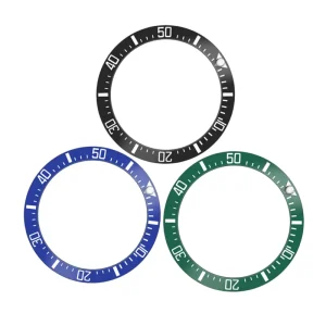 38mm Watch Ring Ceramic Bezel Scratch Resistant Insert Ring for GMT Watch 40mm Casing Watch Accessories