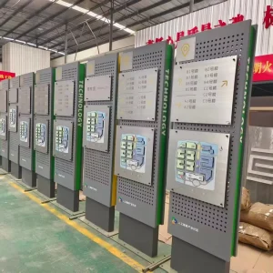 3D Customized Large Industrial Parks Office Building Wayfinding Sign Map Display Commercial Business Advertising Decoration