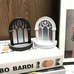 3D Printed Gothic Roman Style Action Figure Display Stand Collectible Doll Model Showcase Base Desktop Display Stand