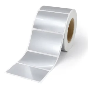 3M 7875 Platinum Silver PET Label Material for Barcode Nameplate Equipment ID Custom Die Cut Labels