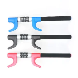 4 Digit Combination Double Hook Steering Wheel Lock Universal Code Anti Theft Device for Cars SUVs Vans