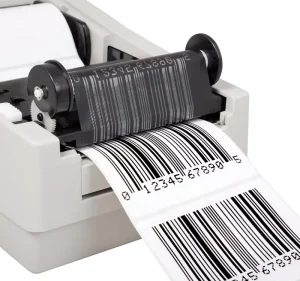 4 Inches X 6 Inches 100×150 Barcode Label Customizable Thermal Transfer Label Semi Gloss Sticker for Printer With Ribbon