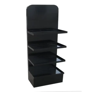 4 Layers Floor Standing Product Display Racks for Retail Stores Metal Product Shelf Display Stand
