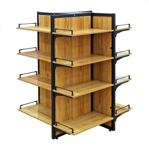 4 Sided Wooden Cosmetic Display Shelves