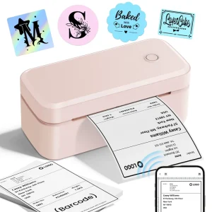 4 X 6 Thermal Label Barcode Printer with 150mm/s High Printing Speed 4inch Shipping Label Maker Thermal Paper in Stock
