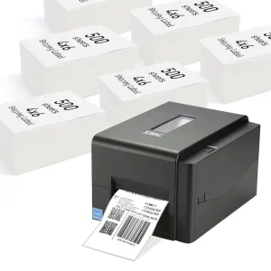 4″x6″ White Round Corner Thermal Shipping Labels for Desktop Printers