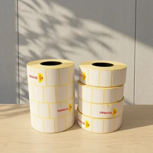 4030mm Thermal Self Adhesive Label Rolls for Electronic Scale Barcode Printing for Supermarkets Retail Beverage Shops
