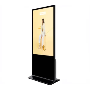 43 55 65 Inch LCD Display Touch Screen Free Standing Kiosk Subway Digital Signage Screens for Shopping Malls and Retail Stores