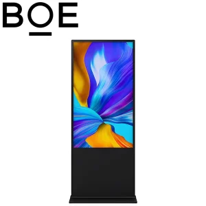 43 Inch Smart Vertical LCD Advertising Display Interactive Panel Digital Signage Totem With Floor Standing Touch Screen