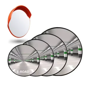 45cm 60cm 80cm 100cm Black Indoor Outdoor Security Wide Angle Traffic Convex Mirror for Parking Lot and Road Safety
