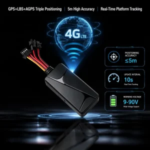 4G Built in Mic GPS Tracker 8 Pins Support SOS Button Voice Listen Remotely Car GPS Tracker