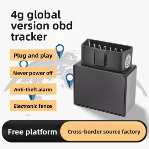4G High Precision Long Standby GPS Tracker Car Anti Theft Tracking Device Lithium Battery OBD Vehicle Mounted Motorcycle Locator