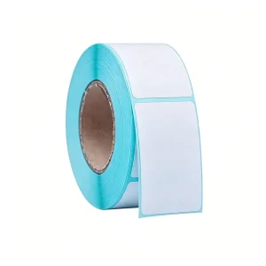4×4 Inch Custom Printable Direct Thermal Adhesive Labels Roll with Barcode for Shipping Logistics Inventory & Retail Packaging