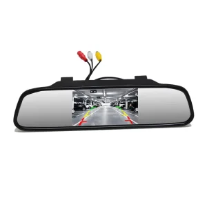 5 Inch Built in TFT LCD Color Clip on Car Rear View Security 2 AV Input Reversing Parking Mirror Monitor