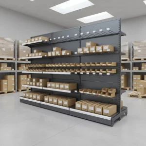 5 Tier Heavy Duty Adjustable Metal Supermarket Retail Grocery Display Shelving
