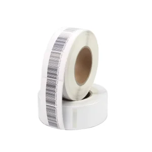 50*50mm Barcode Adhesive Supermarket Security 8.2mhz Anti-theft EAS RF Soft Labels