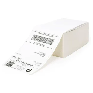 500 Pack Waterproof Heat Sensitive Custom Color Barcode Shipping Labels