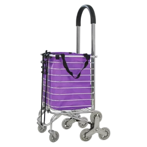 50kgs Heavy Duty Shopping Trolley Cart Folding Trolley with Six Wheels Easier Stair Climbing FST50-6S
