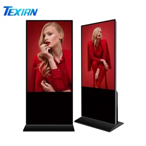 55 Inch LCD Touch Screen Floor Standing Digital Signage for Indoor Shopping Mall Advertising Animation Cloud Based