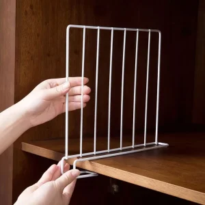 550 99A Home Organizer Metal Wire Closet Shelf Dividers for Wardrobe