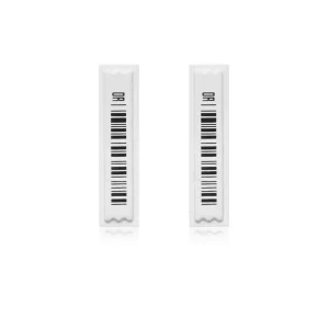 58KHz EAS AM Security Soft Tag Labels ABS Material Electronic Soft Barcode Label for Supermarket Bottle DR Use