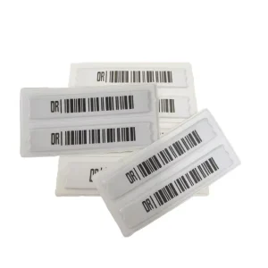58kHz Narrow EAS AM Label with Barcode Anti-Theft Cosmetic Label for Retail Store Targeted at Anti-Loss Measures A-009