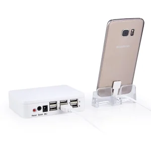 6 Ports USB Security Controller Alarm System for Mobile Phone Tablet Anti-Theft Display in Retail Stores