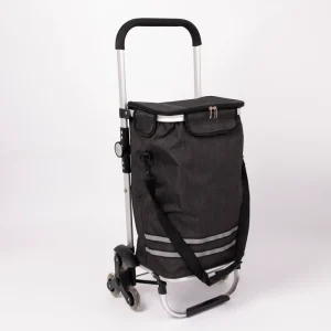 6 Wheel Climbing Shopping Trolley Bag with Cooler Bag