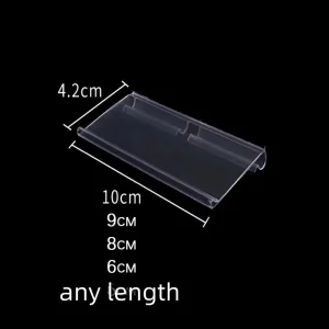 60 42 PVC Plastic Price Tag Holder Label Steel Hanging Tag for Convenience and Retail Stores