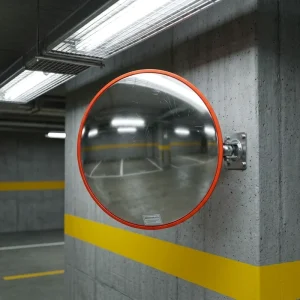 60cm Indoor Traffic Bridge Corner Cyclists and Pedestrians Car Safety Convex Security Mirror