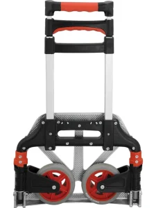 70KGS Factory Customization Aluminium Tube Foldable Trolley Hand Truck Luggage Warehouse Trolley for Home for Factory