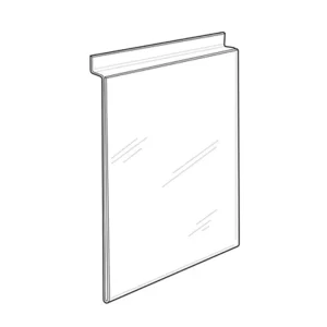 8.5 x 11 Slatwall Acrylic Sign Frame Holder